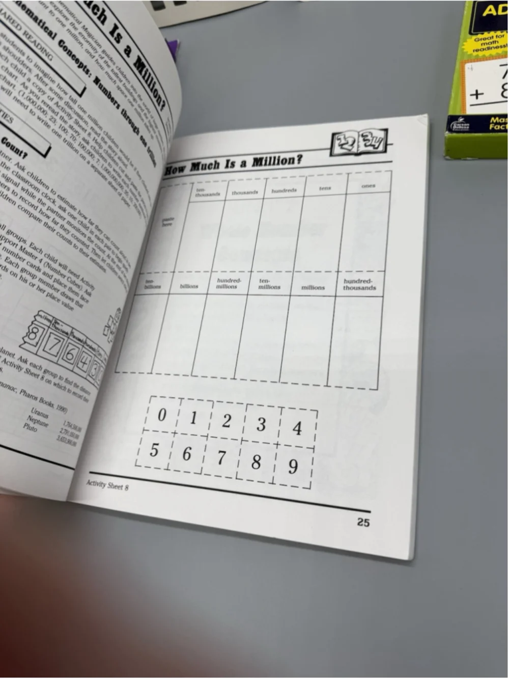 Early Math Bundle K-3: Scholastic Literature Book, Math Windows & Flash Cards